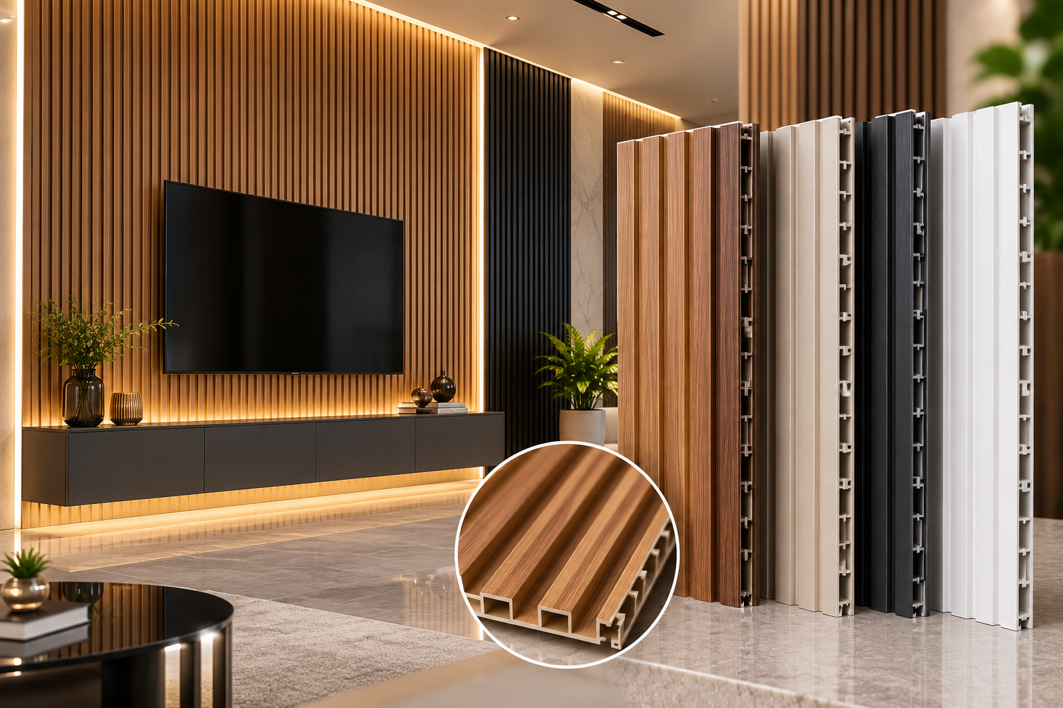 Fluted Panels product or project by Noori Contractor & Engineers in Nagpur