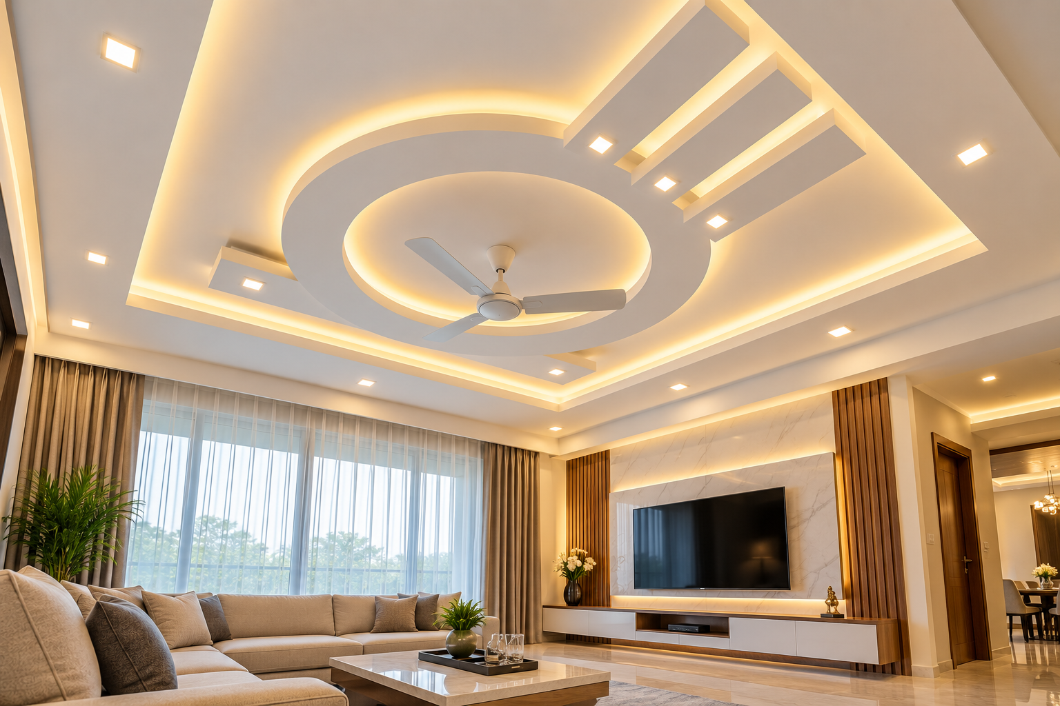 POP Ceiling product or project by Noori Contractor & Engineers in Nagpur