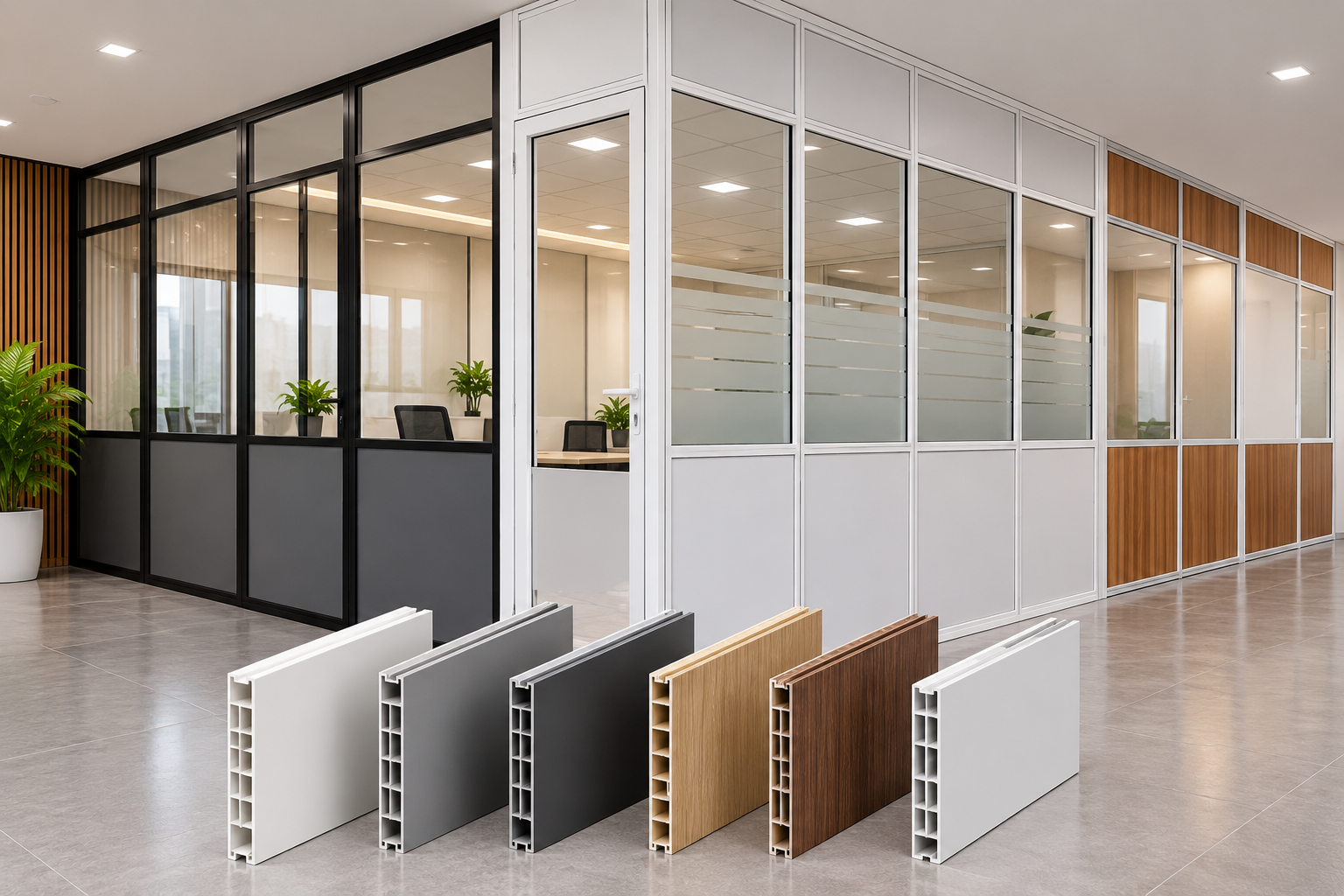 PVC Partition product or project by Noori Contractor & Engineers in Nagpur