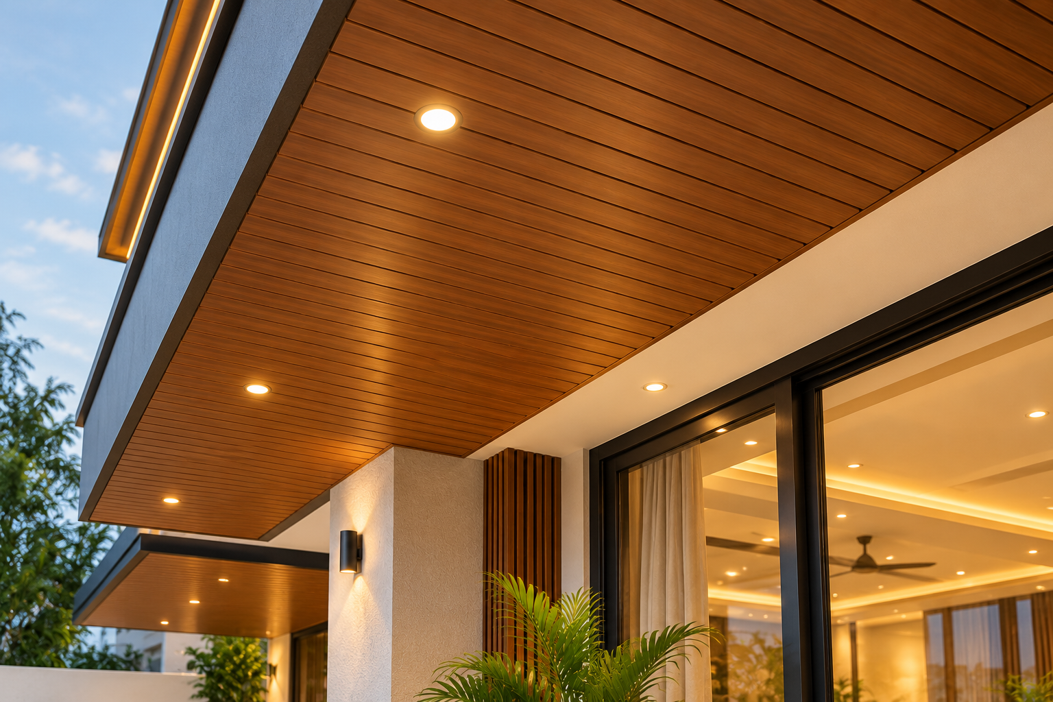 Soffit Panels product or project by Noori Contractor & Engineers in Nagpur